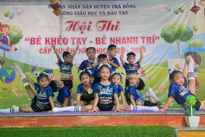 Thực hiện kế hoạch trường Mầm non Trà Phong tham gia hội thi “Bé khéo tay- Bé nhanh trí” cấp huyện